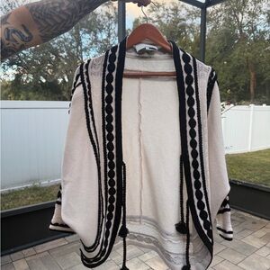 3.1 Phillip Lim Black and Cream Cardigan